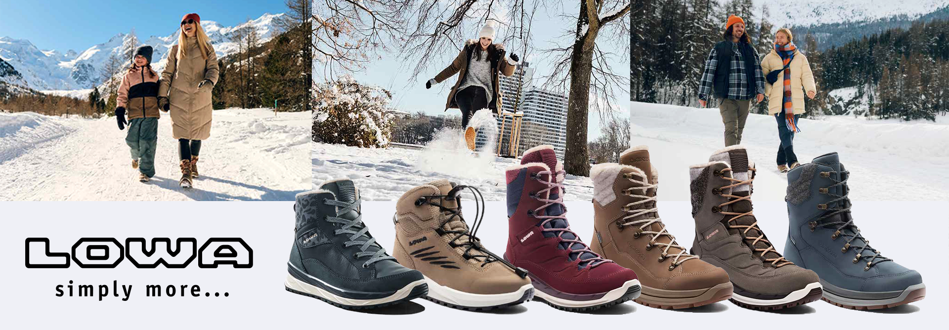 Entdecke die neuesten LOWA Winterschuhe bei Vonlanthen Schuhe – Komfort trifft auf Performance. Ob in der Stadt oder in den Bergen: Die warmen, wasserdichten LOWA Stiefel halten deine Füße bei jedem Winterabenteuer angenehm trocken. Jetzt in grosser Auswahl bei Vonlanthen Schuhe erhältlich.